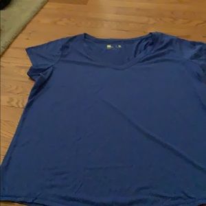 Very cute blue workout shirt